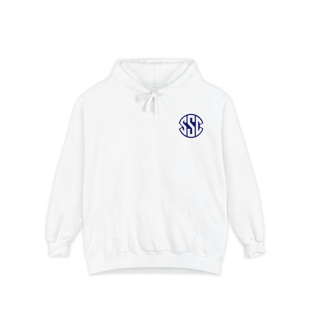 Monogram Circle Hoodie – Custom 'SSC' Embroidered Sweatshirt
