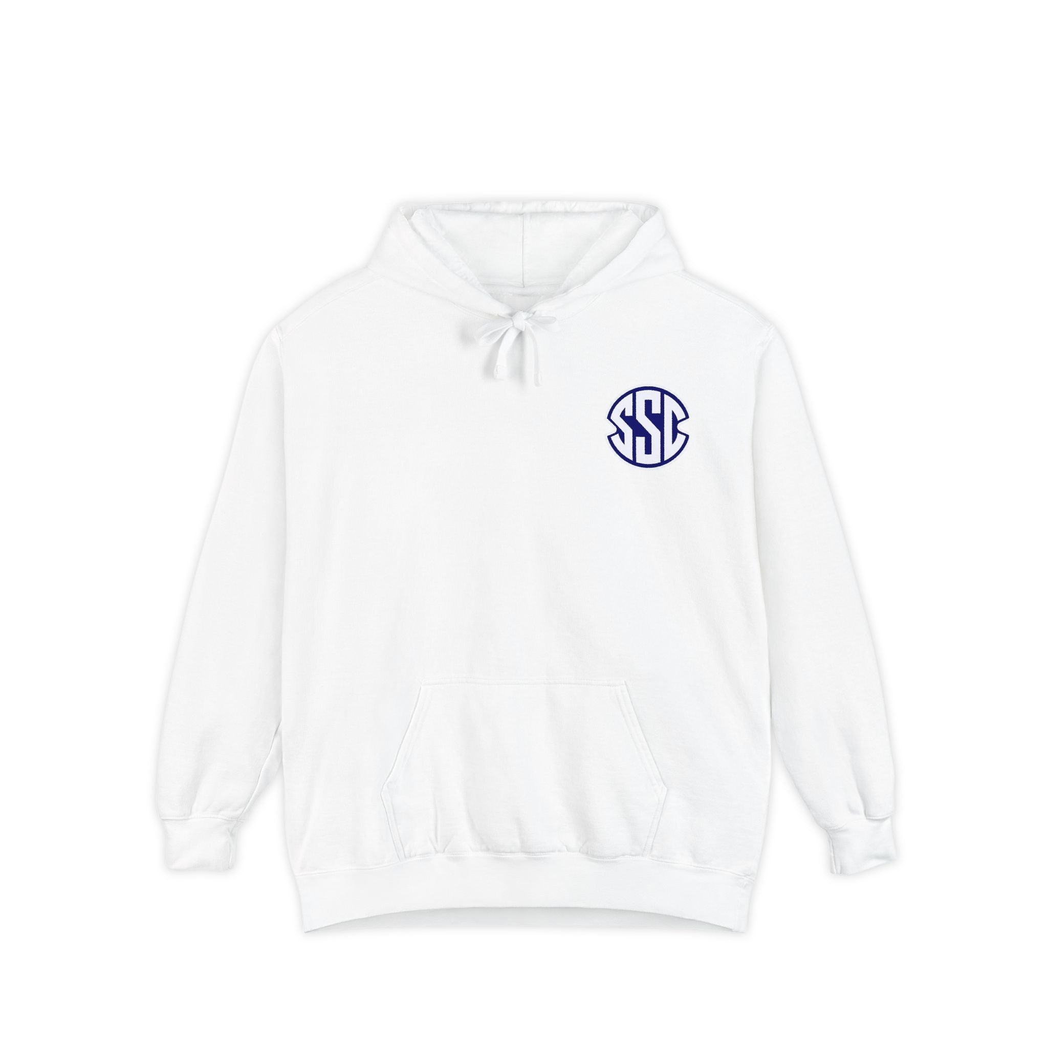 Monogram Circle Hoodie – Custom 'SSC' Embroidered Sweatshirt