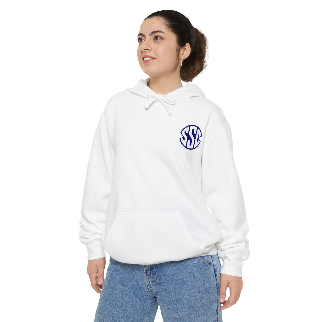 Monogram Circle Hoodie – Custom 'SSC' Embroidered Sweatshirt