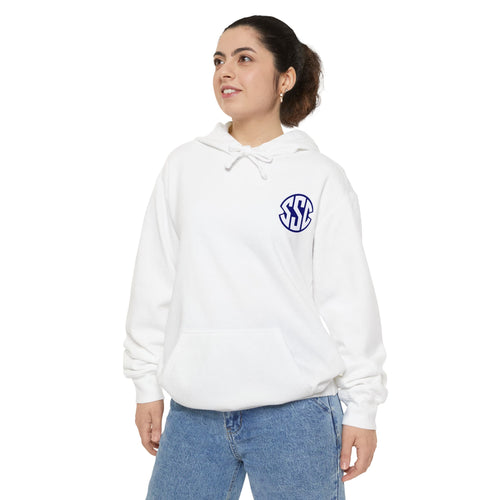 Monogram Circle Hoodie – Custom 'SSC' Embroidered Sweatshirt