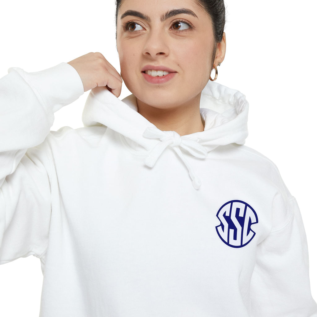 Monogram Circle Hoodie – Custom 'SSC' Embroidered Sweatshirt