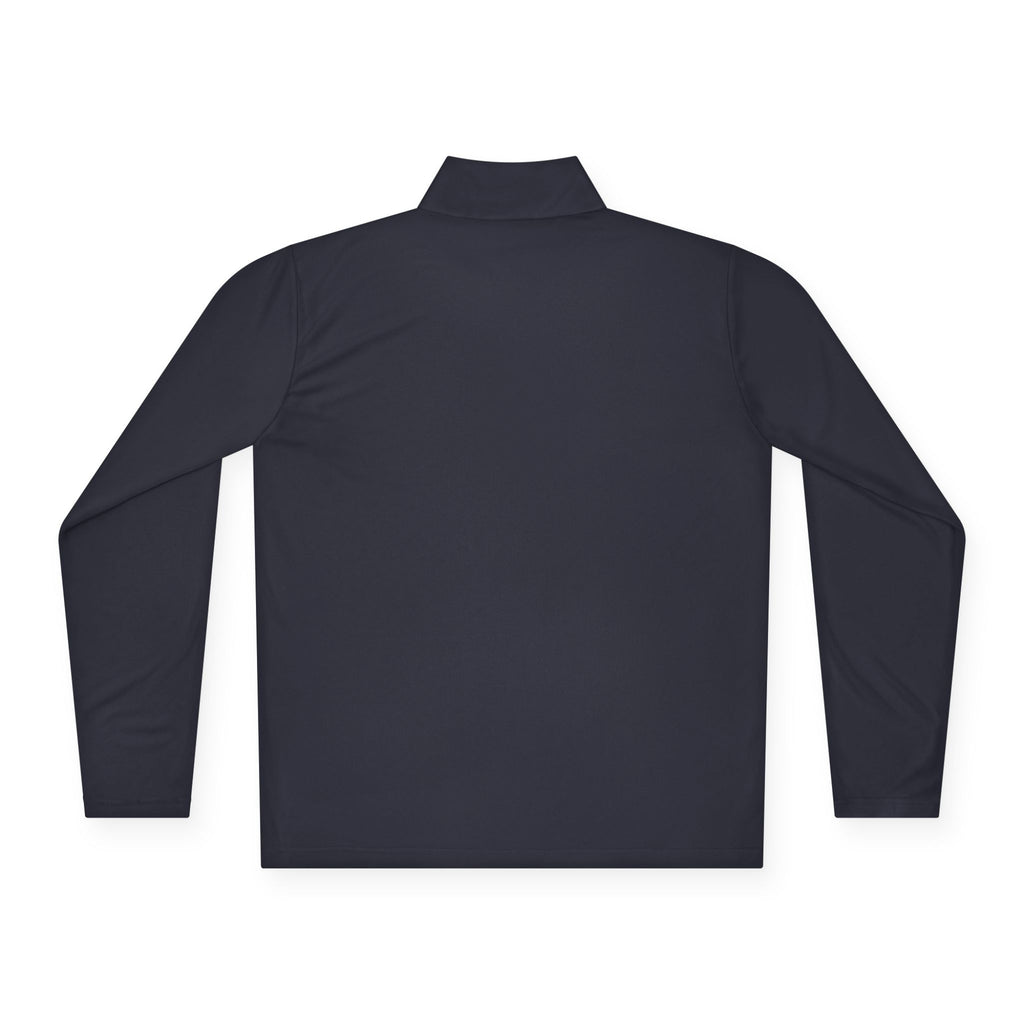 Monogram Quarter-Zip Pullover — Small Circle 'SSC' Chest Logo